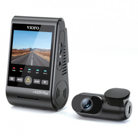 Видеорегистратор Viofo A229 Plus 2K + 2К c GPS и камерой заднего вида