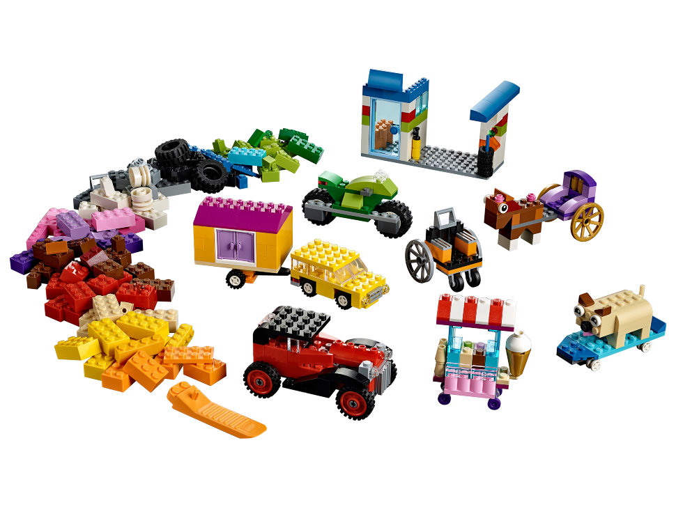 Конструктор Lego Classic: модели на колёсах (10715)