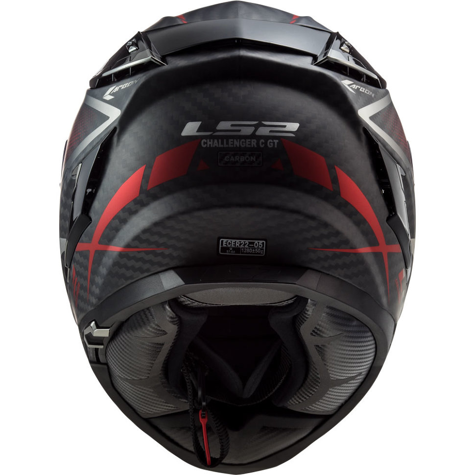 Мотошлем LS2 FF327 Challenger GT2 Konic Matt Red