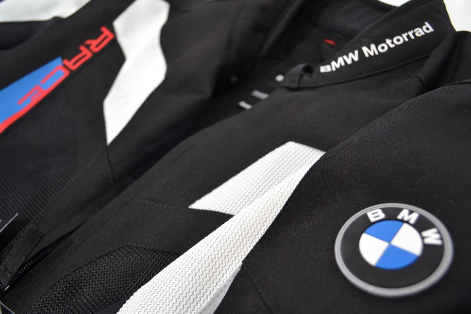 Мотокуртка мужская BMW Motorrad Jacket RaceFlow Black/Gray/Blue
