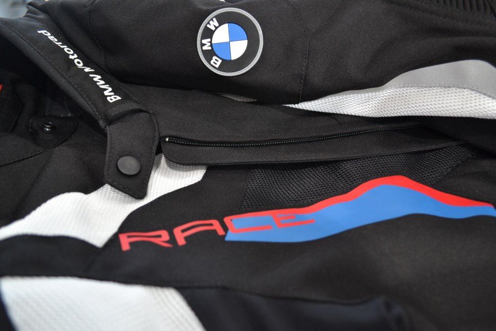 Мотокуртка мужская BMW Motorrad Jacket RaceFlow Black/Gray/Blue