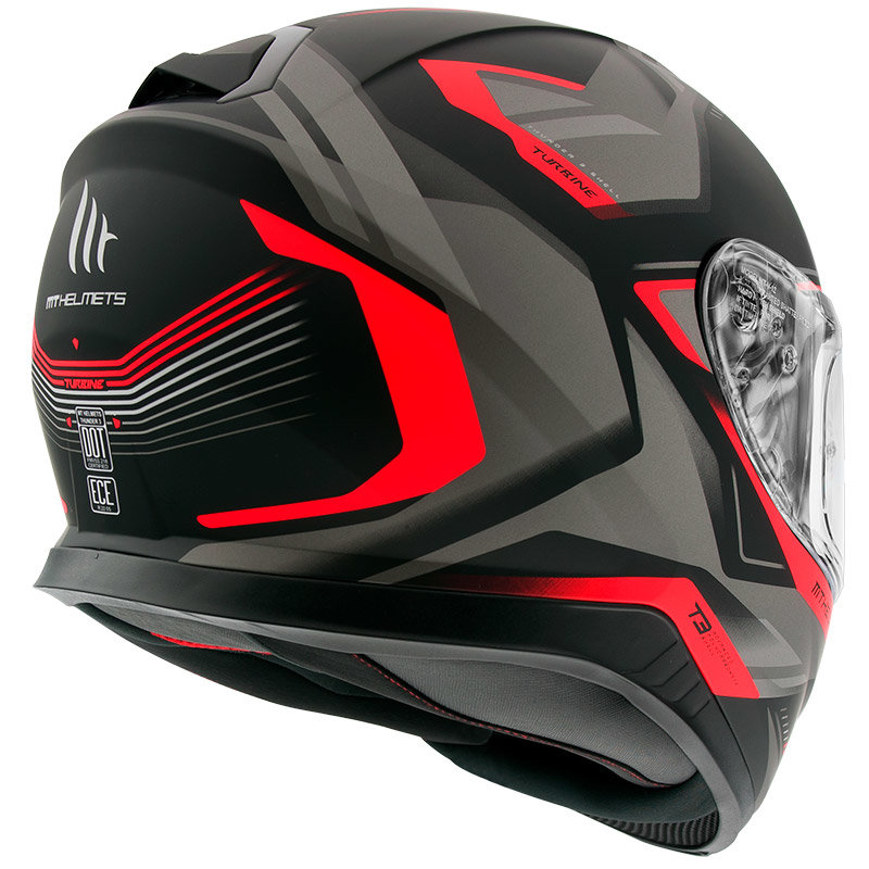Мотошлем MT Helmets Thunder 3 SV Turbine Grey/Red