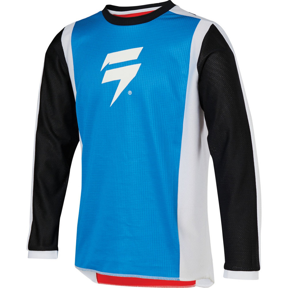 Детская мотоджерси Shift Youth Whit3 Race Jersey 2 Red/Blue