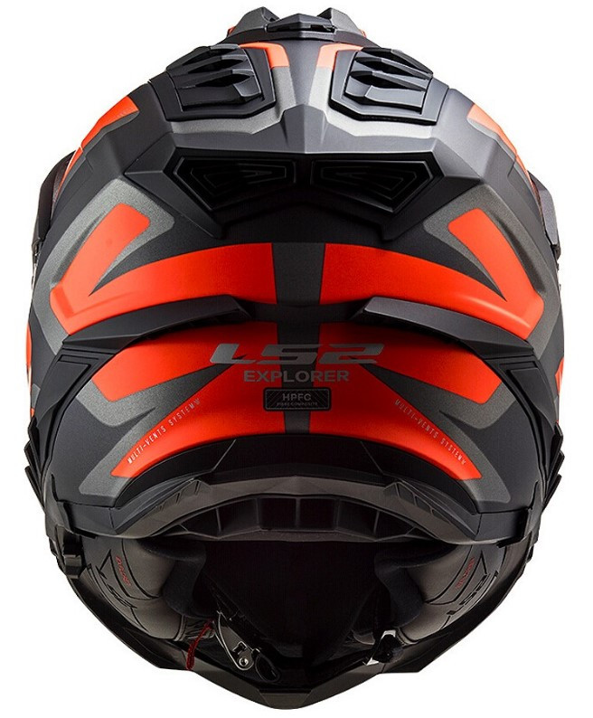 Мотошлем LS2 MХ701 Explorer Alter Matt Black/Fluo Orange