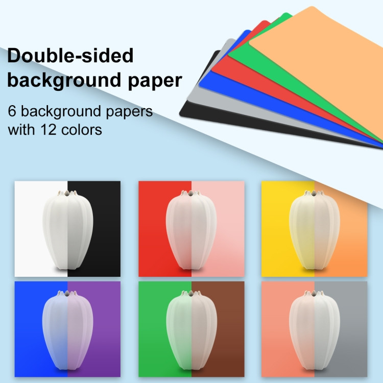 Фотобокс с подсветкой Puluz PU5025B 25x25x25 см.