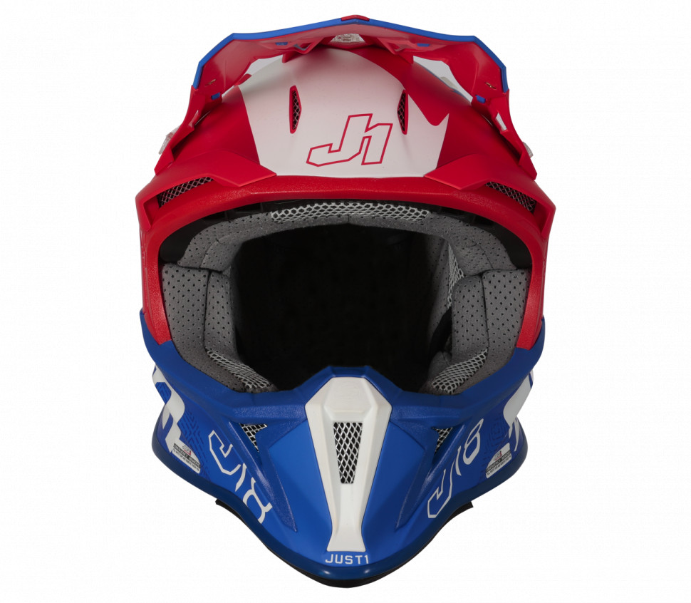Мотошлем Just1 J18 Vertigo Blue/White/Red