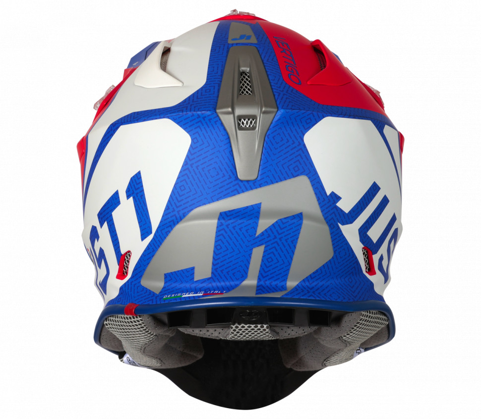 Мотошлем Just1 J18 Vertigo Blue/White/Red