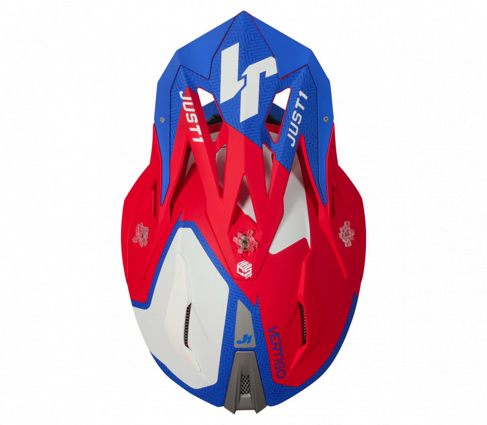 Мотошлем Just1 J18 Vertigo Blue/White/Red