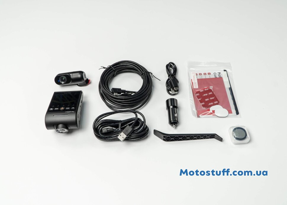 Відеореєстратор Viofo A229 Pro 4K + 2К з GPS і камерою заднього виду