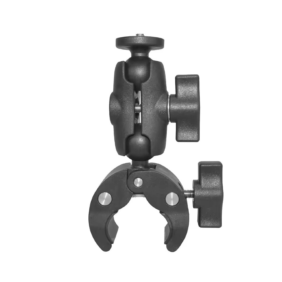 Шарнірне кріплення-щипці на трубу MSCAM Motorcycle Clip Bracket S для екшн-камер GOPRO, SJCAM, DJI, INSTA360