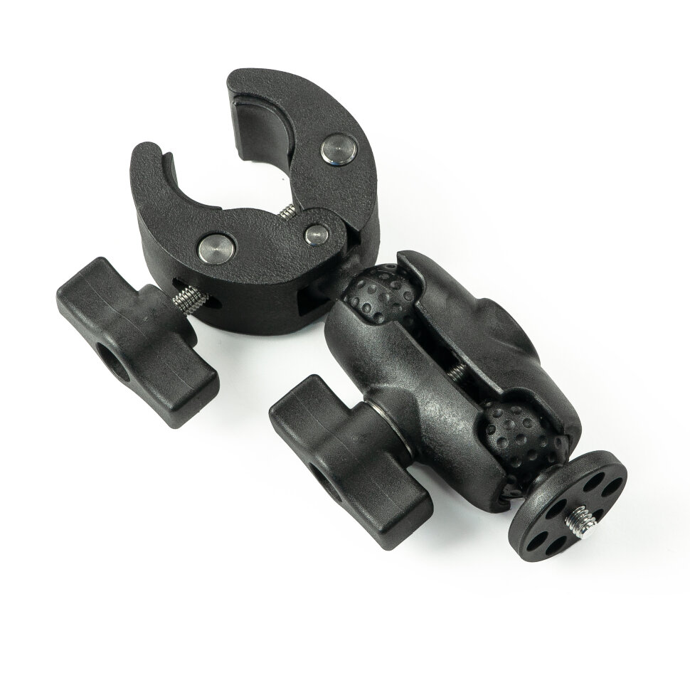 Шарнирное крепление-щипцы на трубу MSCAM Motorcycle Clip Bracket S для екшн-камер GOPRO, SJCAM, DJI, INSTA360