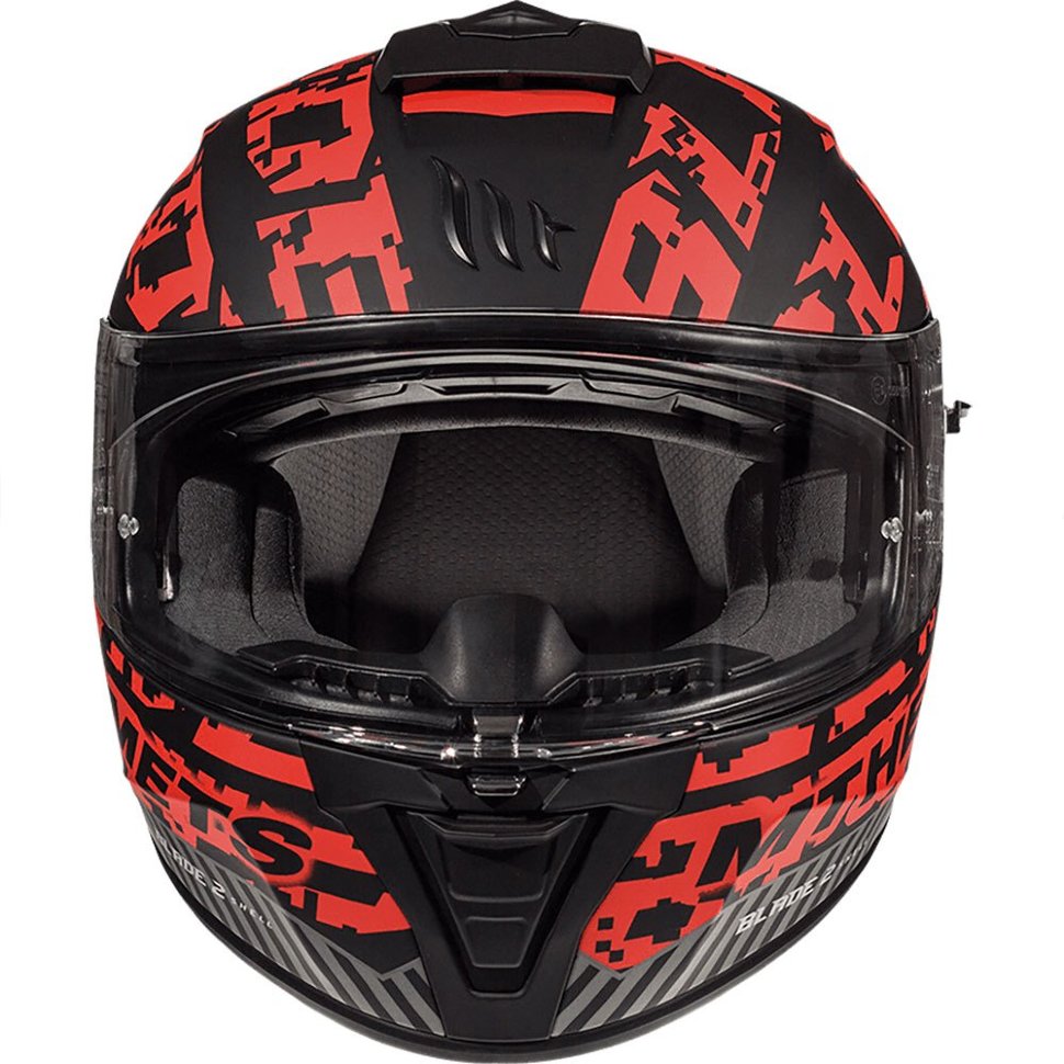 Мотошлем MT Helmets Blade 2 SV Check Matt Red