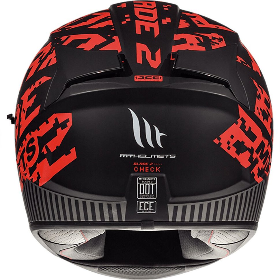 Мотошлем MT Helmets Blade 2 SV Check Matt Red