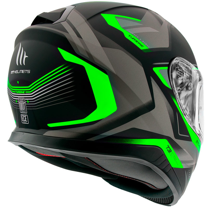 Мотошлем MT Helmets Thunder 3 SV Turbine Grey/Green