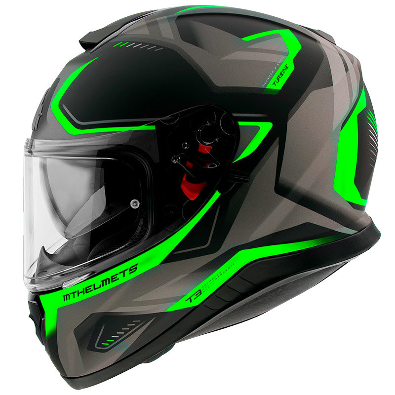 Мотошлем MT Helmets Thunder 3 SV Turbine Grey/Green