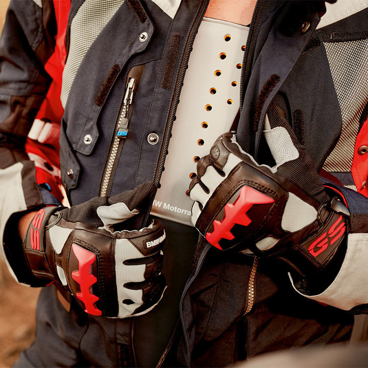 Мотоперчатки мужские BMW Motorrad Rallye Glove Black/Red