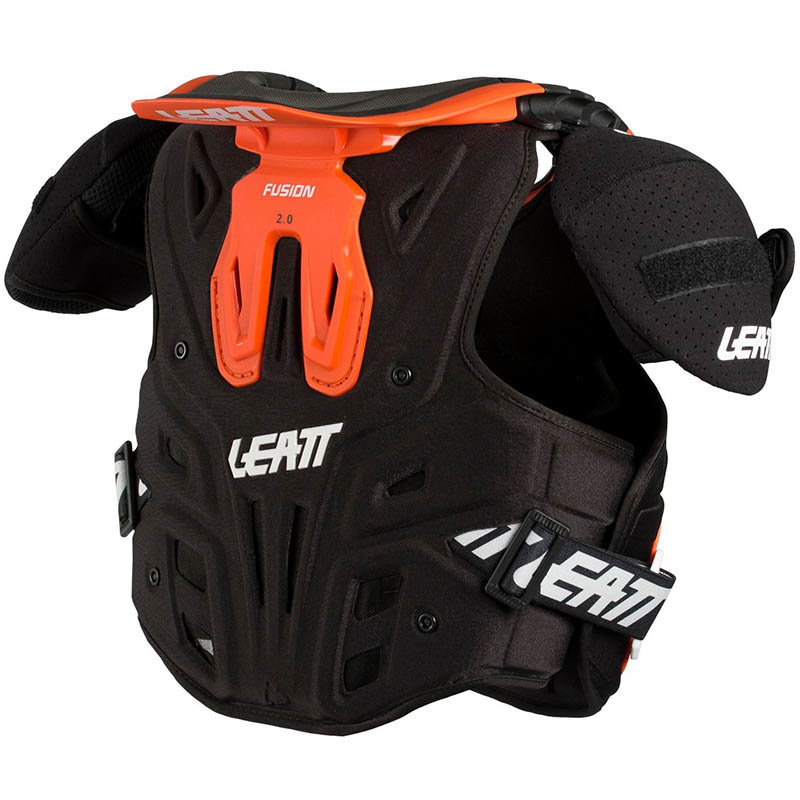 Детская мотозащита тела и шеи Leatt Fusion Vest 2.0 Junior Orange