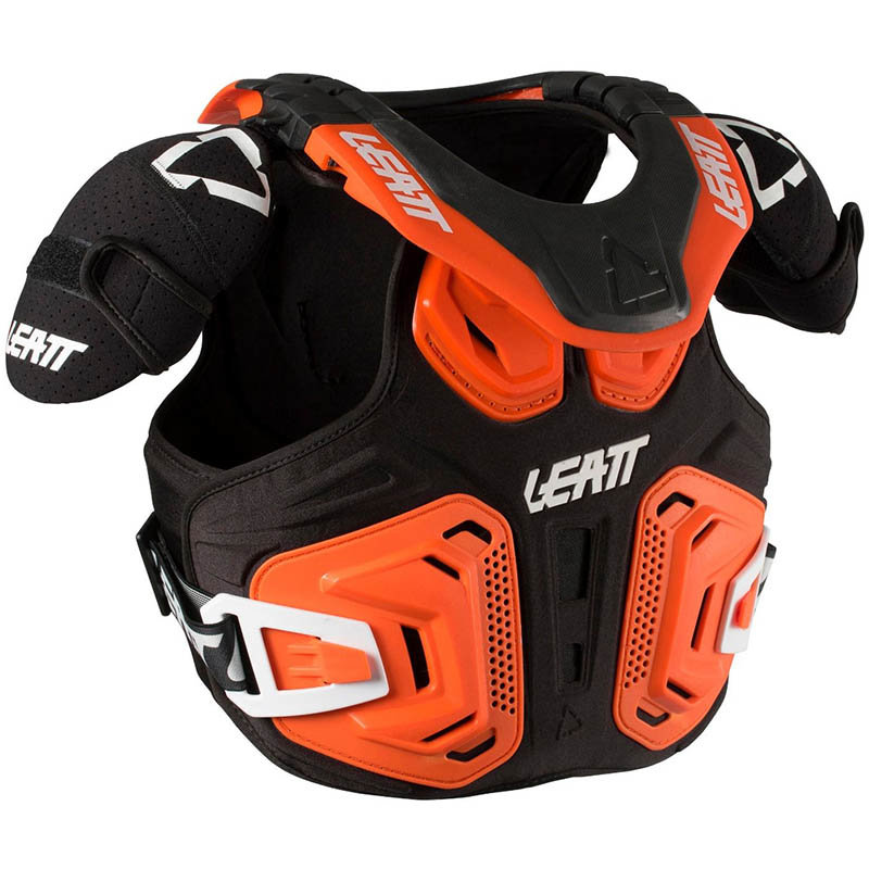 Детская мотозащита тела и шеи Leatt Fusion Vest 2.0 Junior Orange