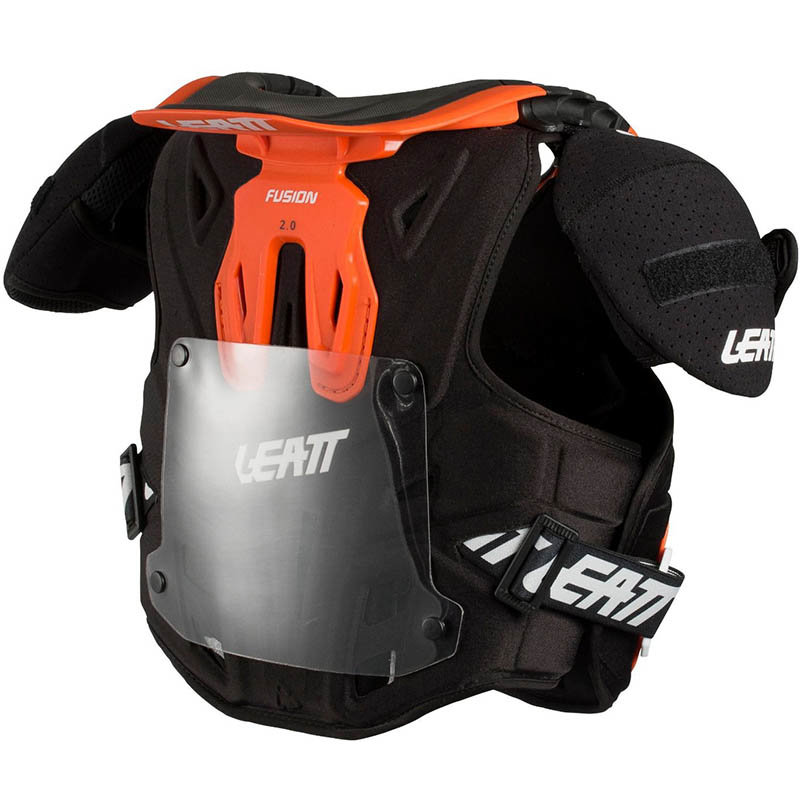 Детская мотозащита тела и шеи Leatt Fusion Vest 2.0 Junior Orange