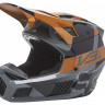 Мотошлем FOX V3 RS Riet Helmet Flo Gold