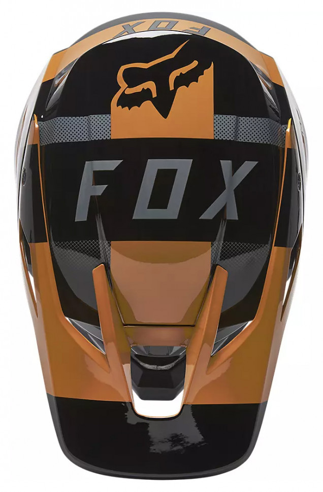 Мотошлем FOX V3 RS Riet Helmet Flo Gold