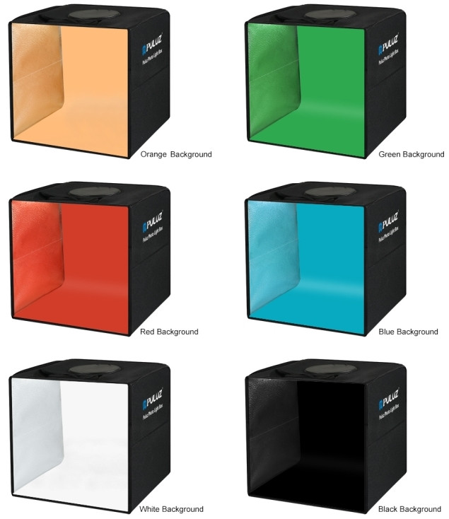 Фотобокс с подсветкой Puluz PU5032B 30x30x30 см.