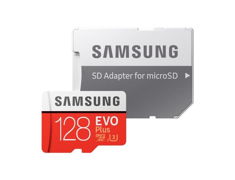 Samsung microSDXC 128GB EVO Plus UHS-I Class 10 + SD-Адаптер (MB-MC128GA)
