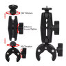 Шарнирное крепление-щипцы на трубу MSCAM Motorcycle Clip Bracket L для екшн-камер GOPRO, SJCAM, DJI, INSTA360