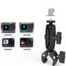 Шарнирное крепление-щипцы на трубу MSCAM Motorcycle Clip Bracket L для екшн-камер GOPRO, SJCAM, DJI, INSTA360