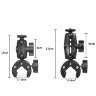 Шарнирное крепление-щипцы на трубу MSCAM Motorcycle Clip Bracket L для екшн-камер GOPRO, SJCAM, DJI, INSTA360