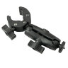 Шарнирное крепление-щипцы на трубу MSCAM Motorcycle Clip Bracket L для екшн-камер GOPRO, SJCAM, DJI, INSTA360