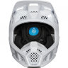 Мотошлем Fox V3 Solids Helmet White /Silver