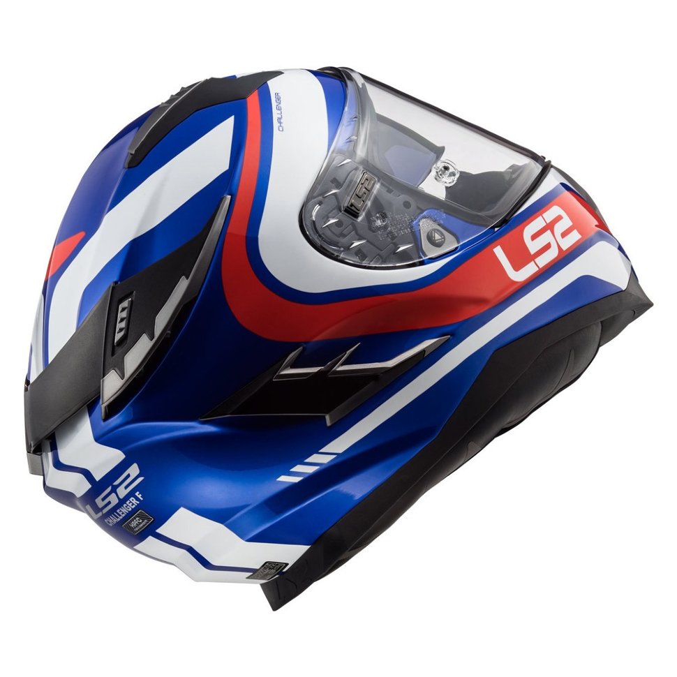 Мотошлем LS2 FF327 Challenger Fusion Blue/Red