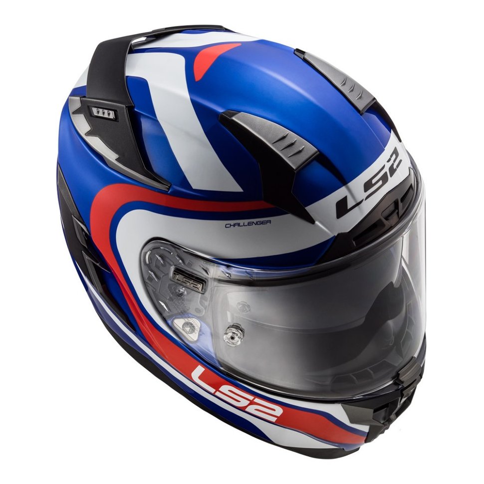 Мотошлем LS2 FF327 Challenger Fusion Blue/Red