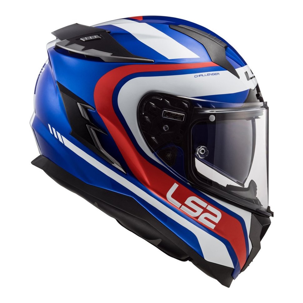 Мотошлем LS2 FF327 Challenger Fusion Blue/Red