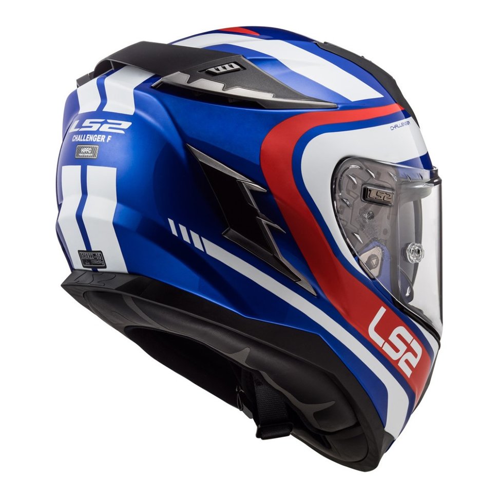 Мотошлем LS2 FF327 Challenger Fusion Blue/Red
