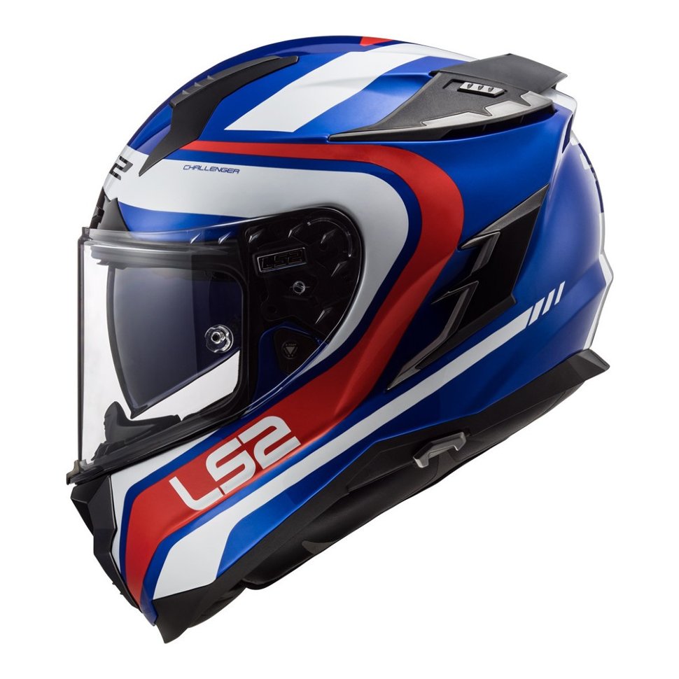 Мотошлем LS2 FF327 Challenger Fusion Blue/Red