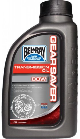 Трансмиссионное масло Bel-Ray Gear Saver Trans 80W 1л