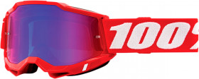 Мото очки 100% Accuri Goggle II Red Mirror Red/Blue Lens (50221-254-03)