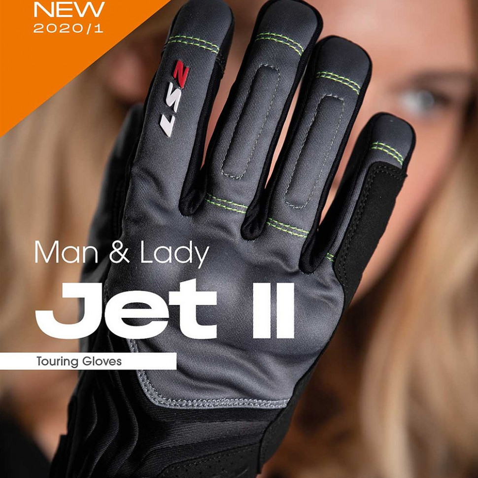 Мотоперчатки мужские LS2 Jet 2 Man Gloves Black/Red