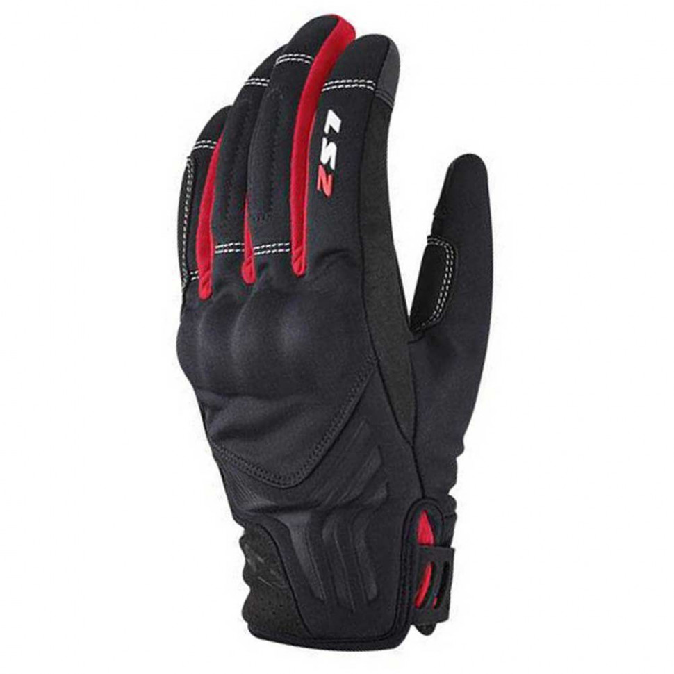 Мотоперчатки мужские LS2 Jet 2 Man Gloves Black/Red