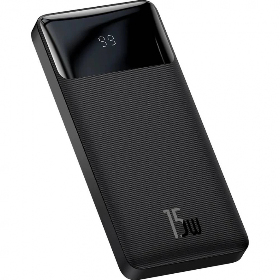 Внешний аккумулятор Baseus Bipow Digital Display 10000mAh 15W Black (PPDML-I01)