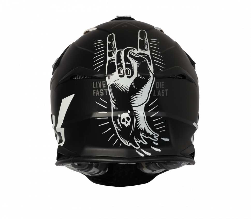 Мотошолом Just1 J39 Rock Red/White/Black Matt