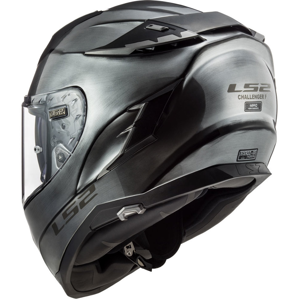 Мотошлем LS2 FF327 Challenger Jeans Titanium