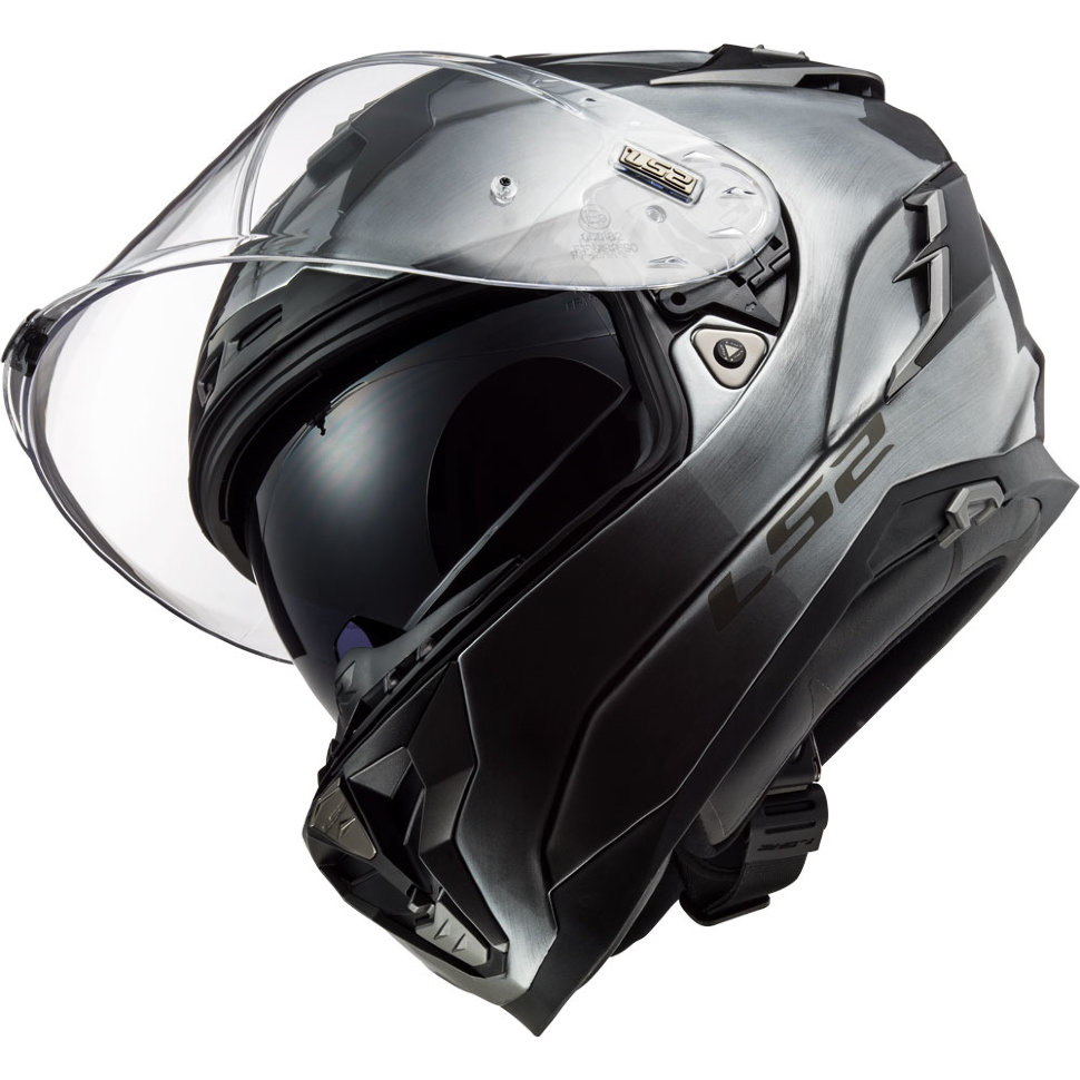 Мотошлем LS2 FF327 Challenger Jeans Titanium