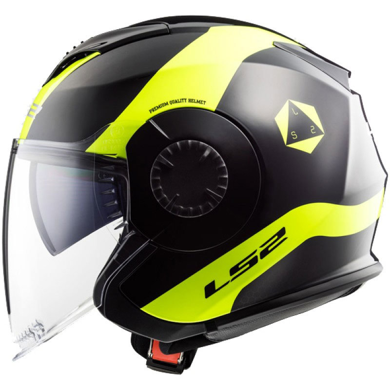 Мотошлем LS2 OF570 Vestro Technik Black/Yellow