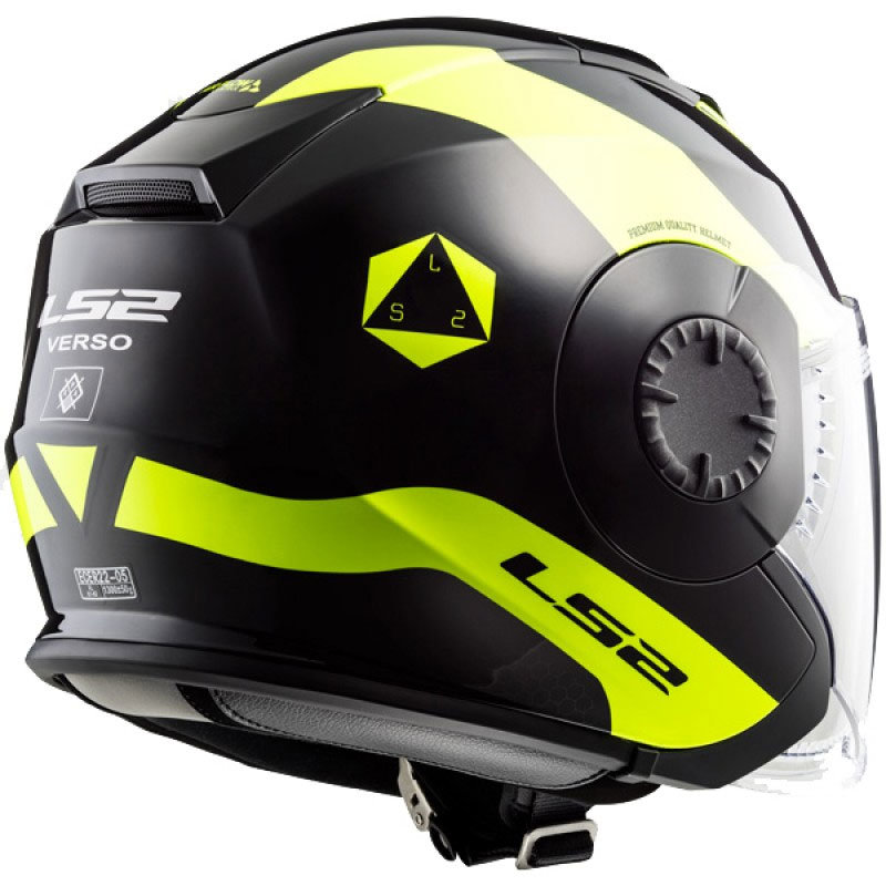 Мотошлем LS2 OF570 Vestro Technik Black/Yellow
