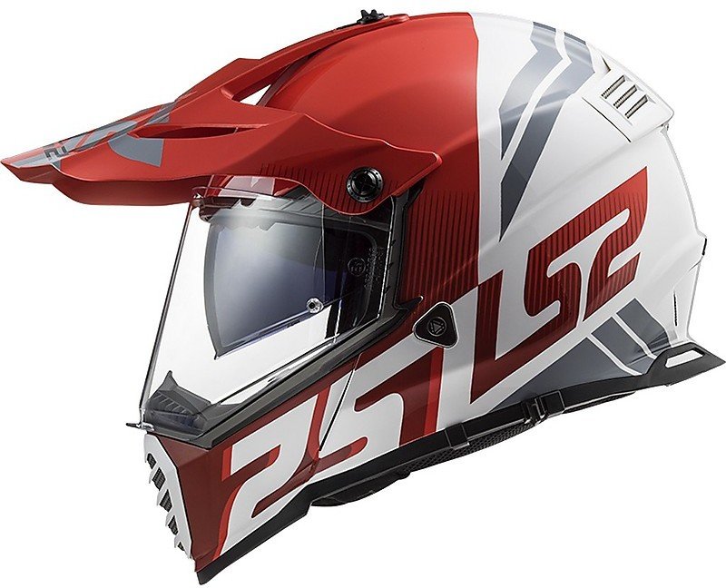 Мотошлем LS2 MX436 Pioneer Evo Evolve Red/White