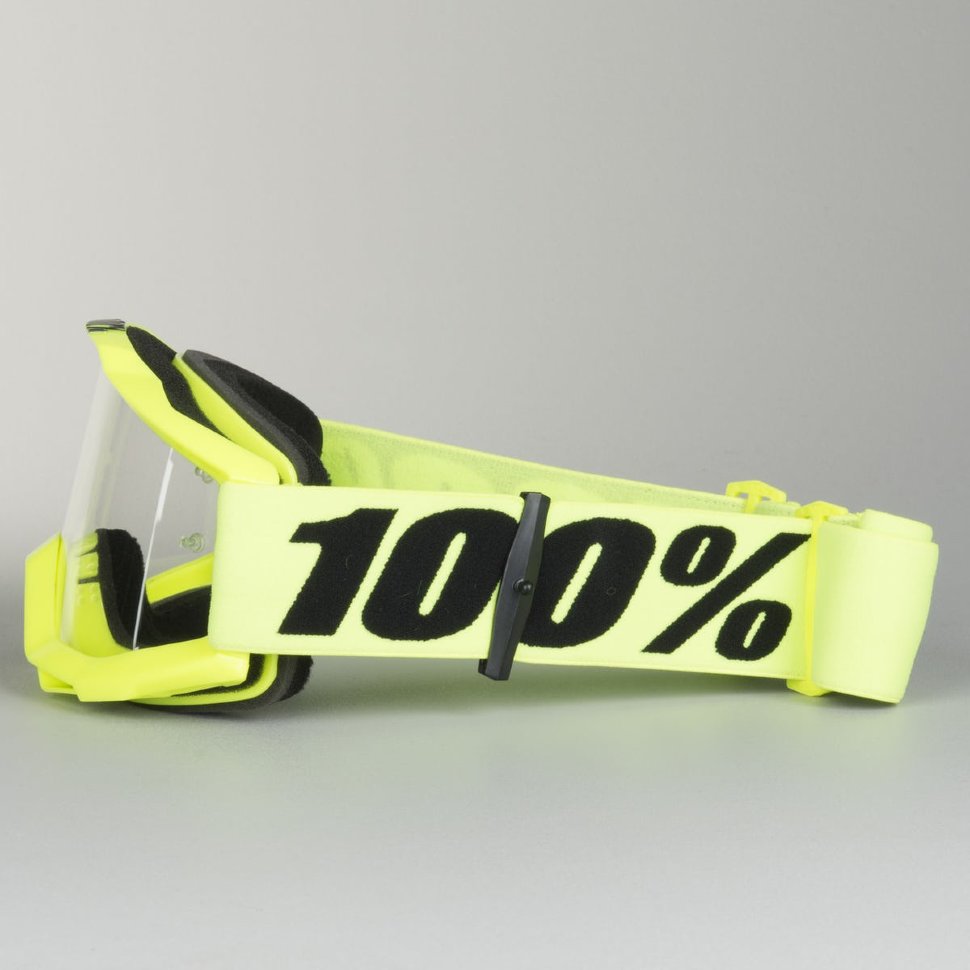 Мото очки 100% Accuri OTG Fluo Yellow Clear Lens (50204-004-02)