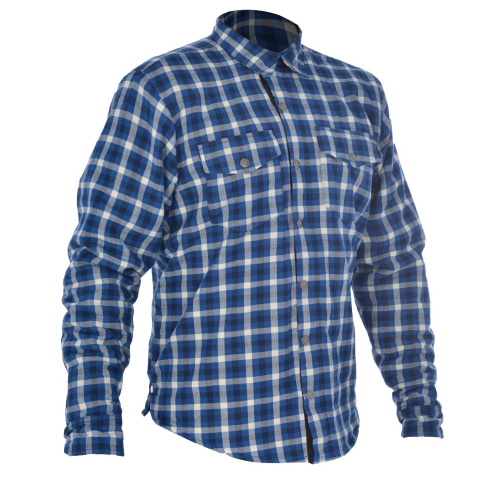 Моторубашка Oxford Kickback Shirt Checker Blue /White